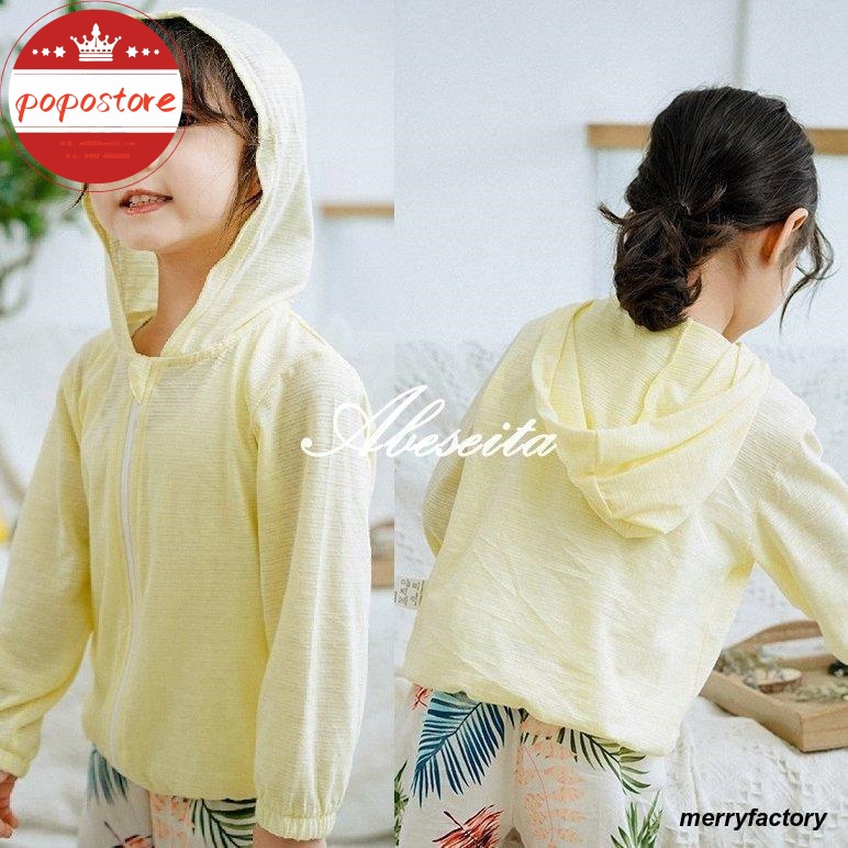 150 キッズ uv 160 男 ポポストアカーディガン 長袖 UVカット 子供 子供服 女 夏 120 薄手 130 綿100％ 紫外線防止
