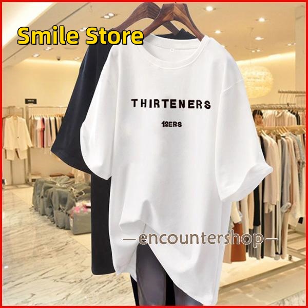 [Smile Store]ゆったり 夏服 トップス レディース プリント ドルマンtシャツ 白 ゆったり サマー 半袖tシャツ オーバーサイズ 可愛い 五分袖 ビッグTシャツ