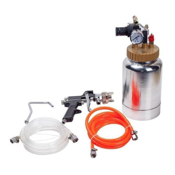 加圧式 スプレーガン 2 L ノズル 2.0mm エアースプレーガン 塗装 ガン コンプレッサー エアツール DIY 工具 補修 パーツ 完備 加圧式