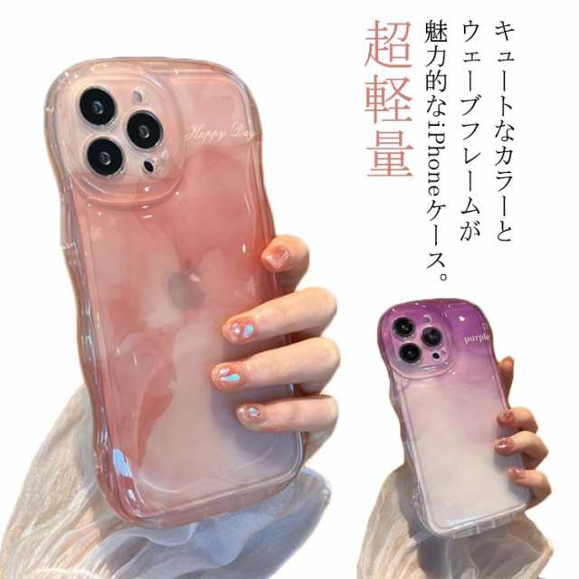 i Phoneケース クリア なみなみ i Phone15 ケース i Phone15Pro iphone15promax iphone14 iphone13pro max iphone12 シリコン