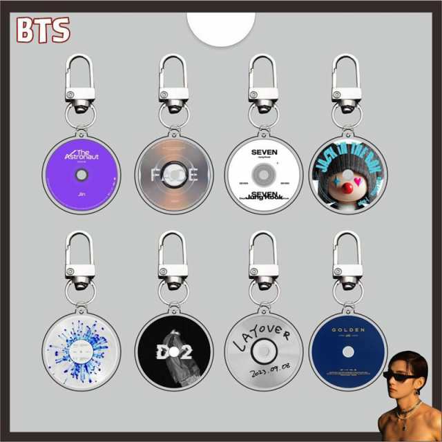 送料無料 BTSグッズ 2024 防弾少年団 SOLO バンタン キーリング アクリル キーホルダー グッズ キーチェーン アクセサリー 携帯 鍵 自動車飾り 小物 飾り アルバム形 bts