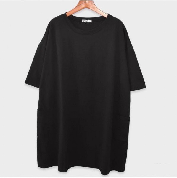 Tシャツ ワンピース カットソー 半袖 無地 クルーネック ひざ丈 チュニック丈 レディース 夏 薄手 ゆったり とろみシャツ リラックス 部屋着 オーバーサイズTシャツ 送料無料