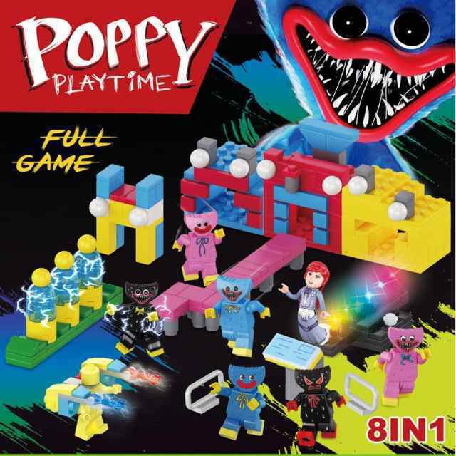 ポピー プレイタイム ハギーワギー ブロック 8in1 ハギーワギー ブロック ゲームファンのため モンスターホラー フィギュア おもちゃ レゴ 互換 8点セット