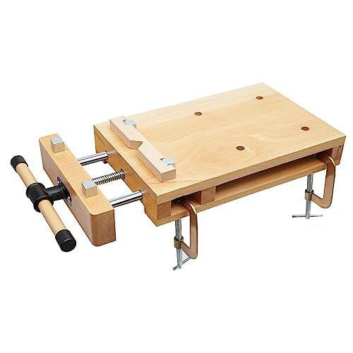 作業台 diy 木工 クランプ 木工 バイス 万力 作業台 Diy 大型 無垢材 卓上 万力 深型 500mm、バイスプライヤー 木工 クランプ、万力 工具 卓上 ミニバイス 万力