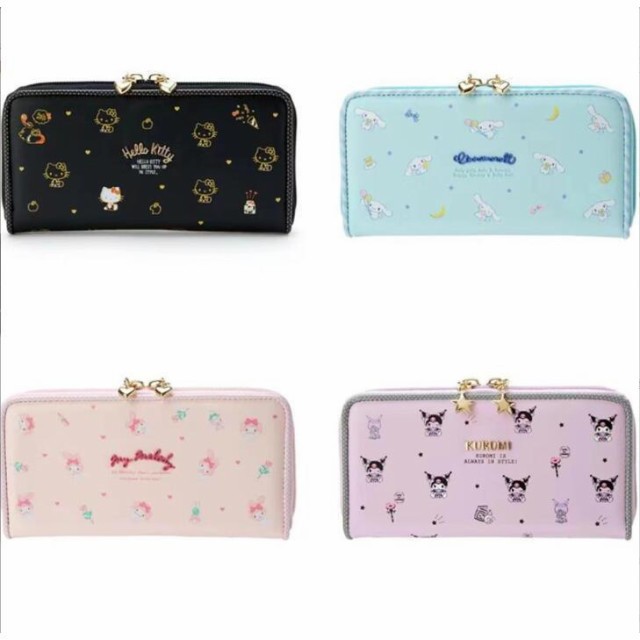 ハローキティ ラウンド束入 ウォレット 長財布 ラウンド ジッパー ファスナー レディース 女子 かわいい コンパクト 雑貨 ギフト プレゼント