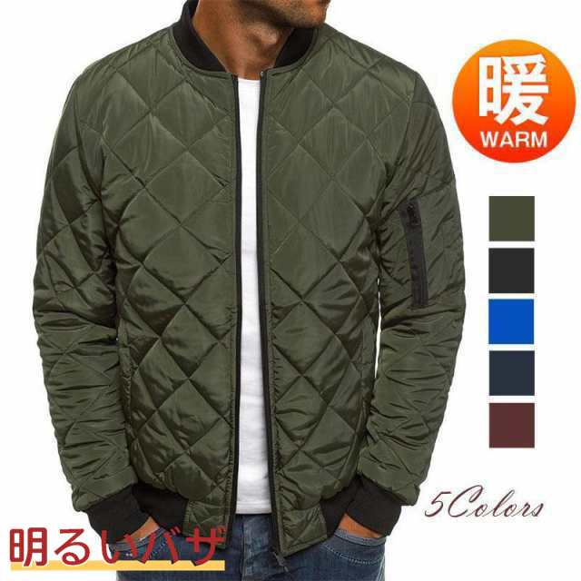 中綿ジャケット ダウンジャケット メンズ ショート丈 薄ても暖い 綿入りコート アウター ジャンパー 軽量 防寒 アウトドア 立ち襟かっこいい ファッション